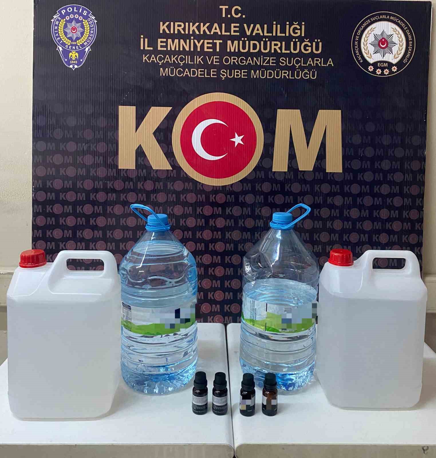 Kırıkkale’de yılbaşı öncesi kaçak içki operasyonu: 1 gözaltı