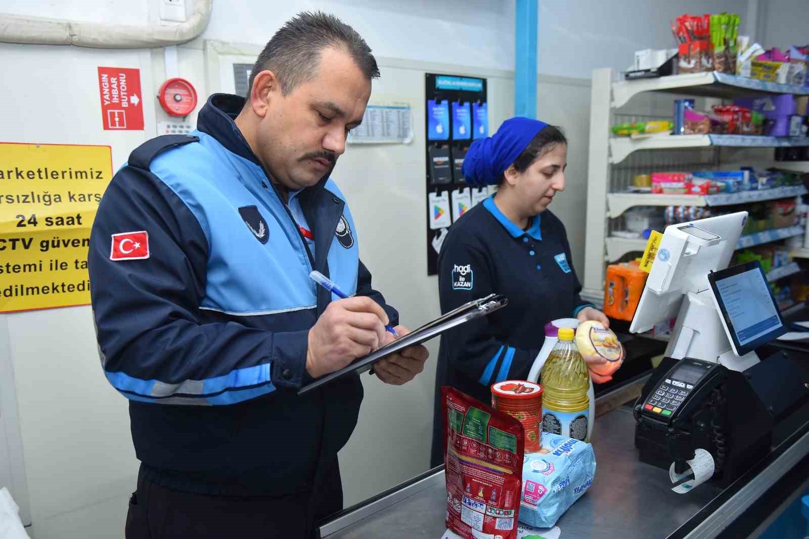 Yıldırım&rsquo;da marketler mercek altında
