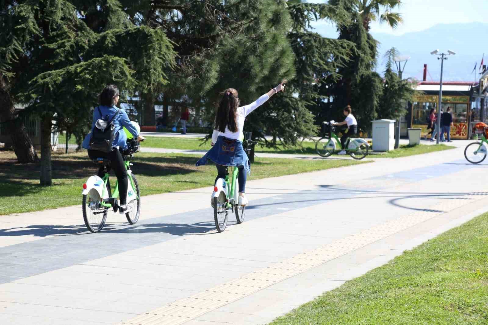 Bir yılda 20 milyon 485 bin 509 dakika bisiklet kullanıldı
