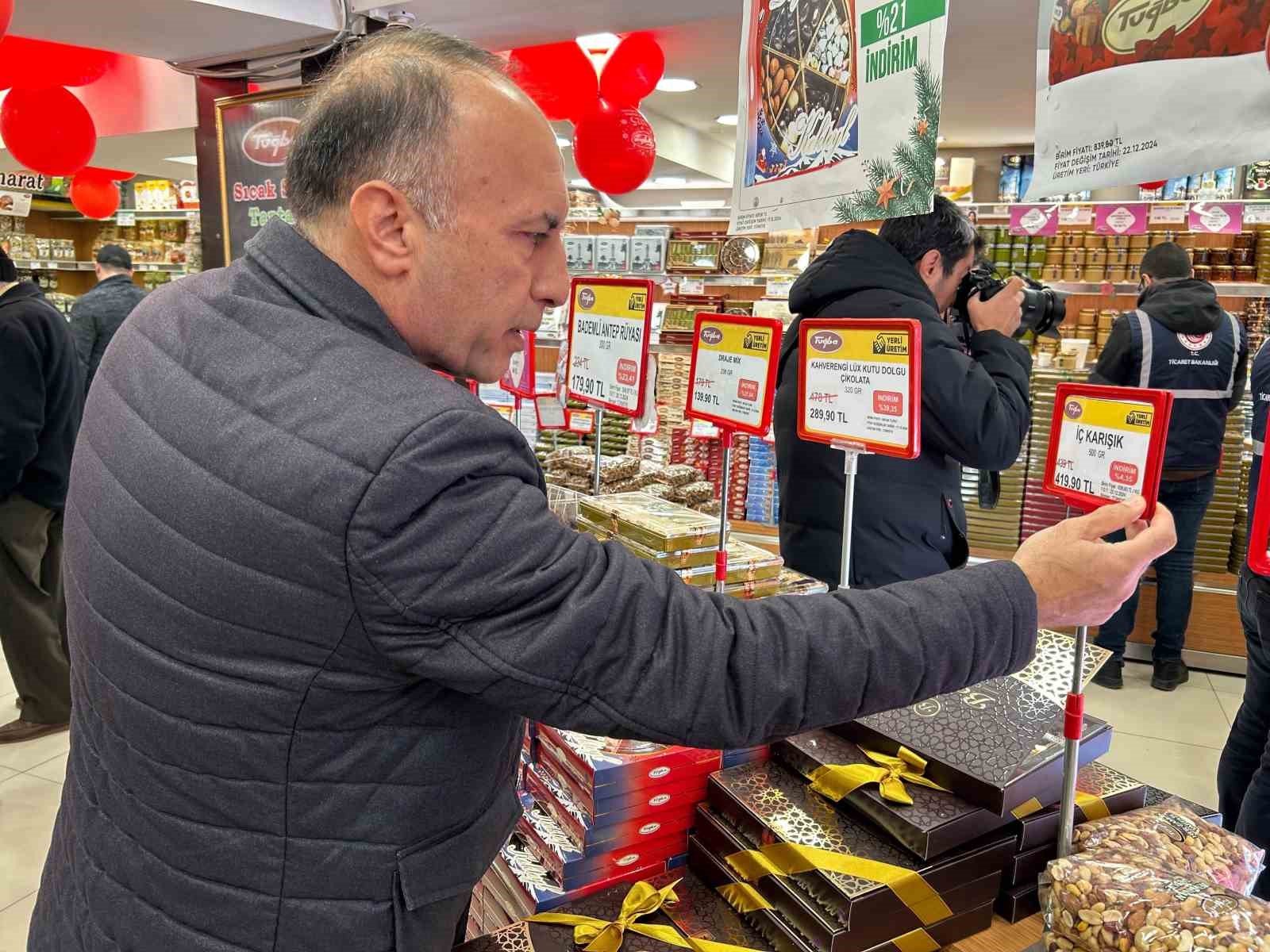 Ticaret Bakanlığı ekipleri İzmir’de market ve pastaneleri denetledi
