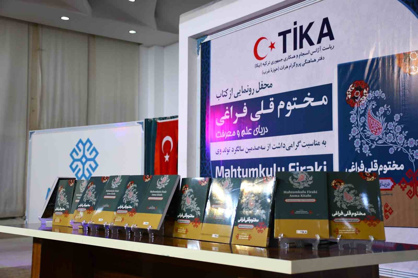 TİKA Afganistan’da Türk dünyasının iki önemli şahsiyetini kitaplarla tanıttı