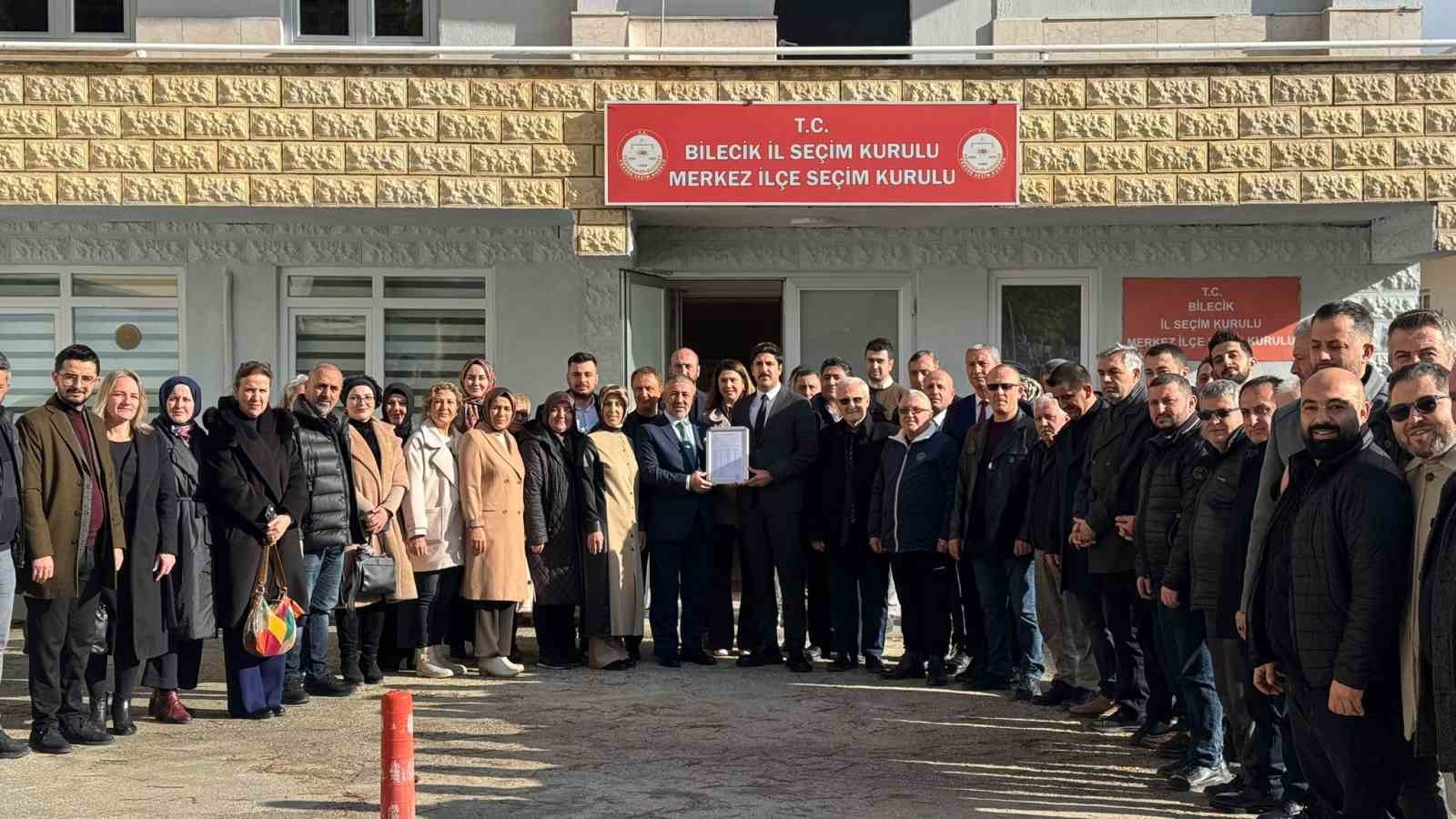 AK Parti Bilecik İl Başkanı Yıldırım, mazbatasını aldı
