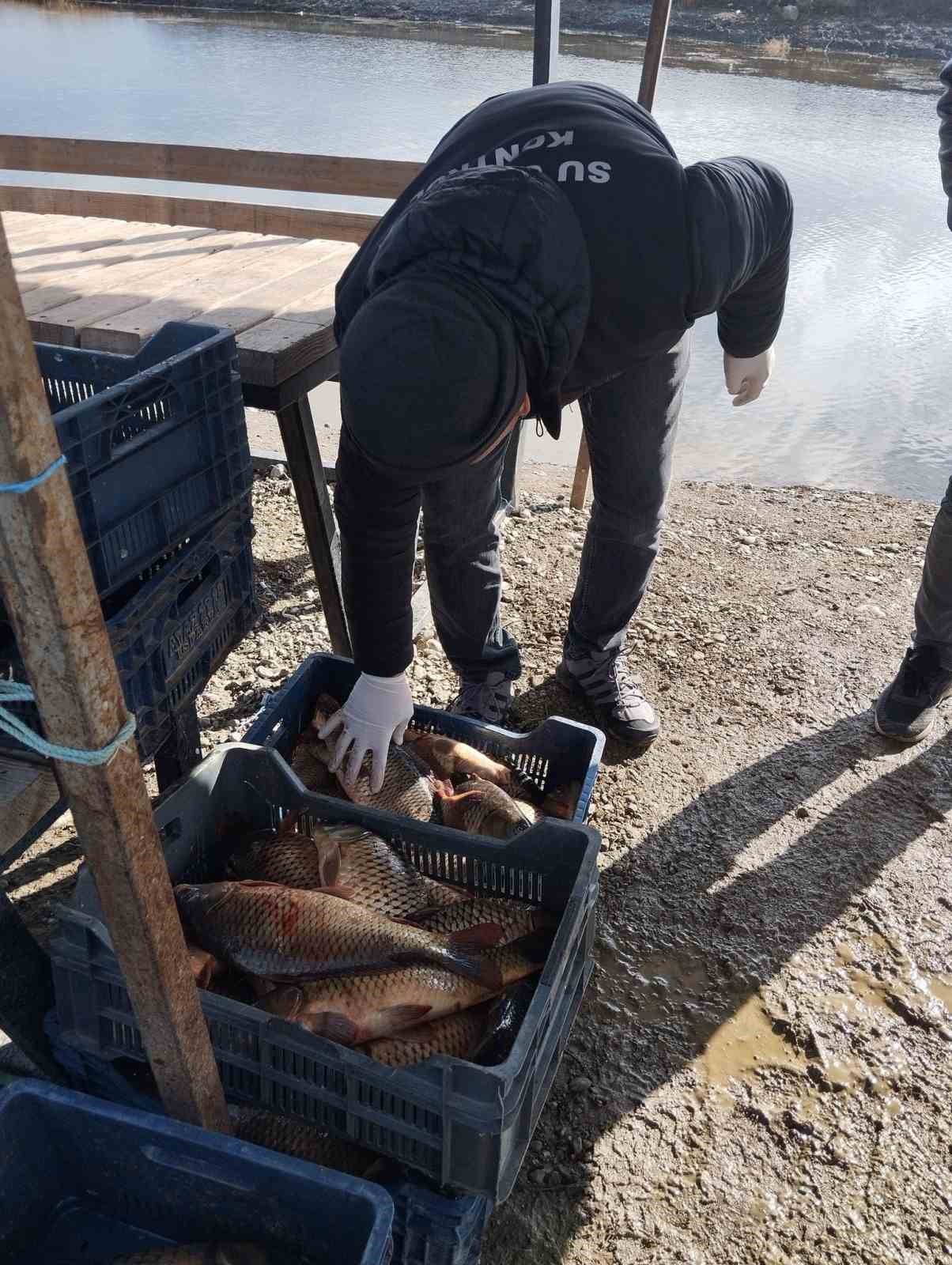 Beyşehir’de su ürünleri denetimleri yılın son günlerinde de sürdü
