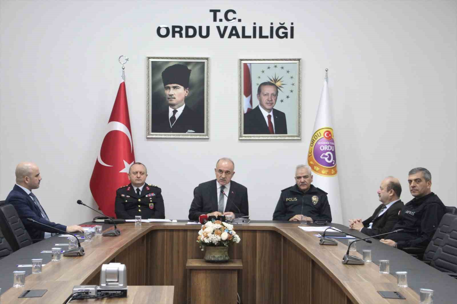 Ordu’nun 2024 yılı asayiş raporu: 24 bin 386 olay yaşandı