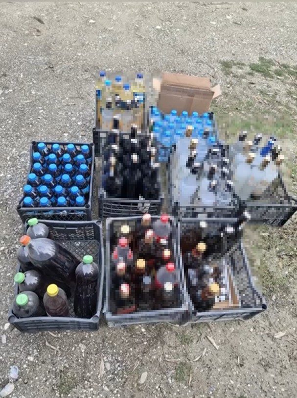 Burdur&rsquo;da yılbaşı &ouml;ncesi 333 litre ka&ccedil;ak i&ccedil;ki ele ge&ccedil;irildi
