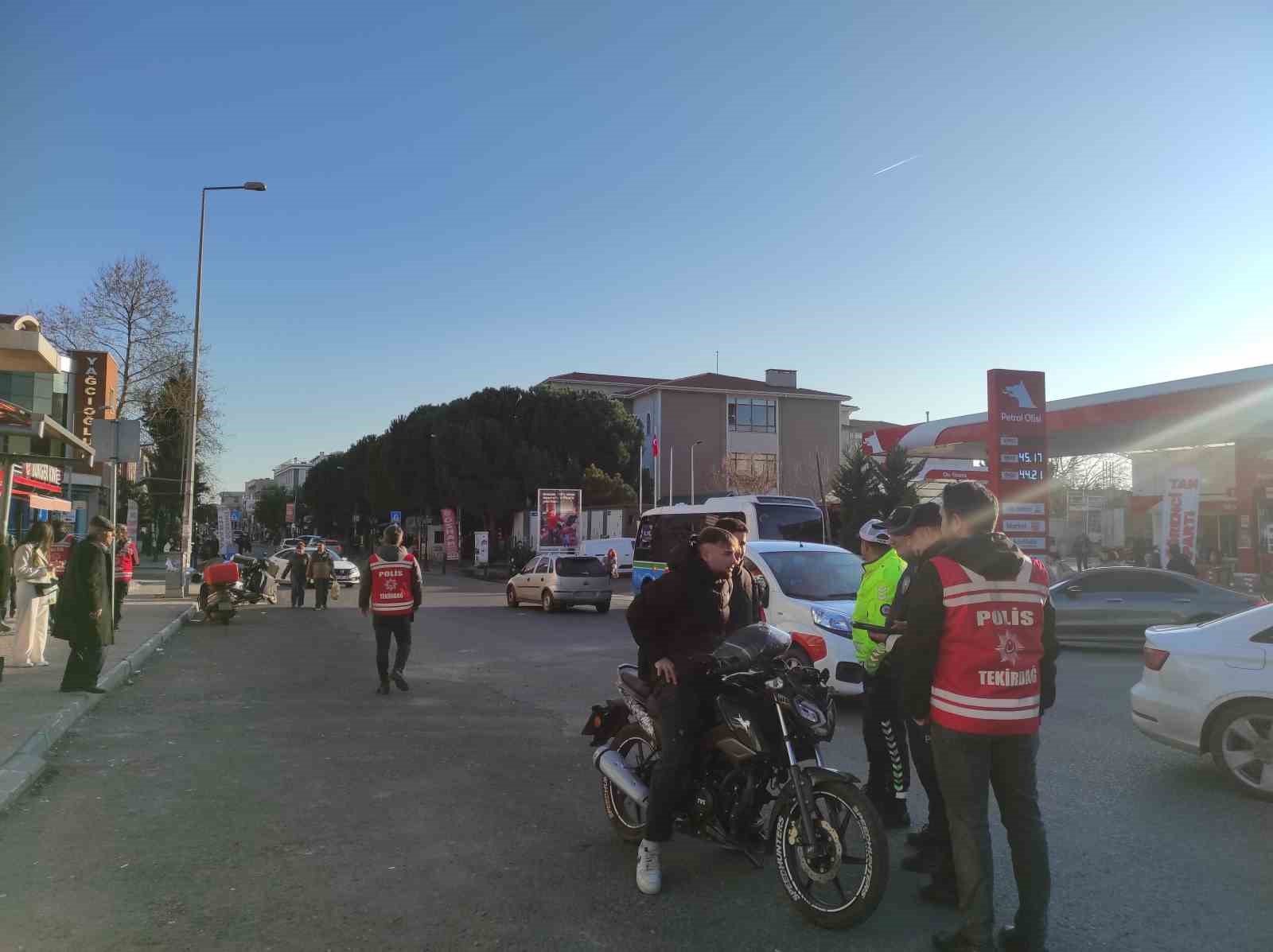 Tekirdağ&rsquo;da 2025 yılına g&uuml;venli ge&ccedil;iş i&ccedil;in geniş &ccedil;aplı uygulama
