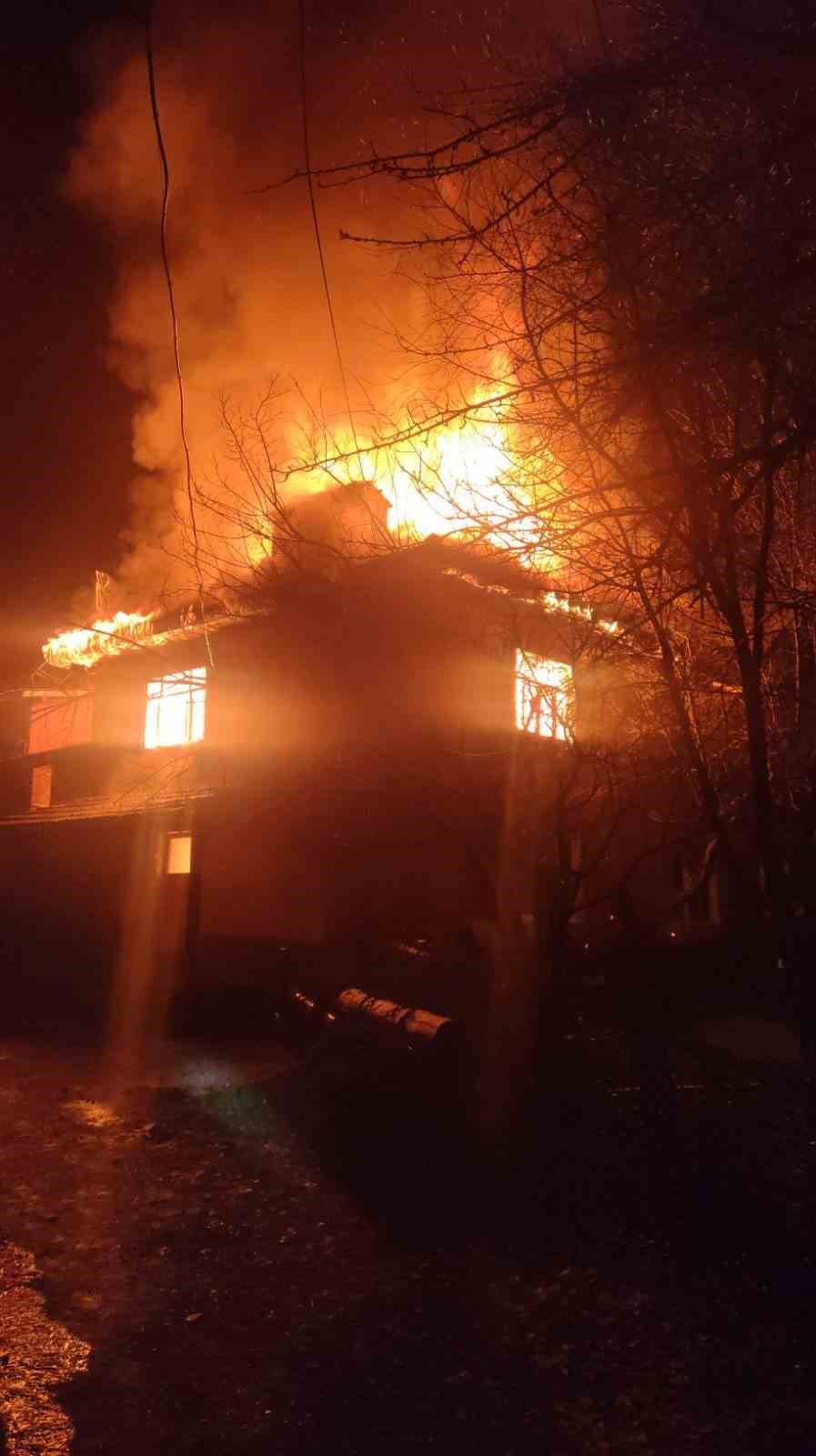 Domani&ccedil;&rsquo;te ev yangını
