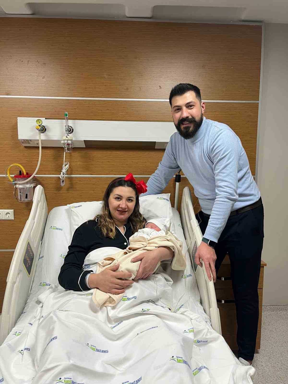 Giresun’da 2025’in ilk bebeği dünyaya geldi