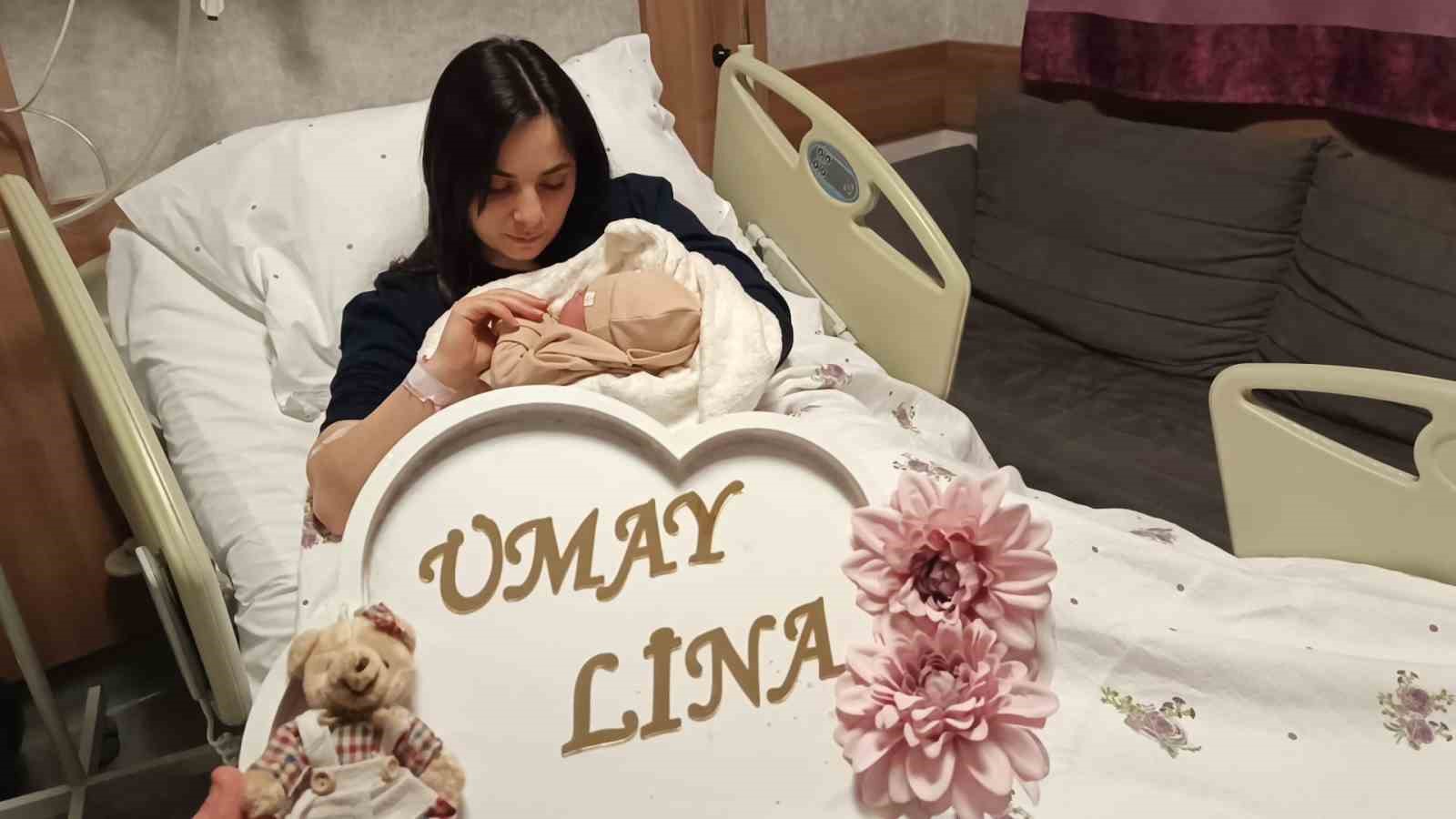 Ordu&rsquo;da yeni yılın ilk bebeği &lsquo;Umay Lina&rsquo;
