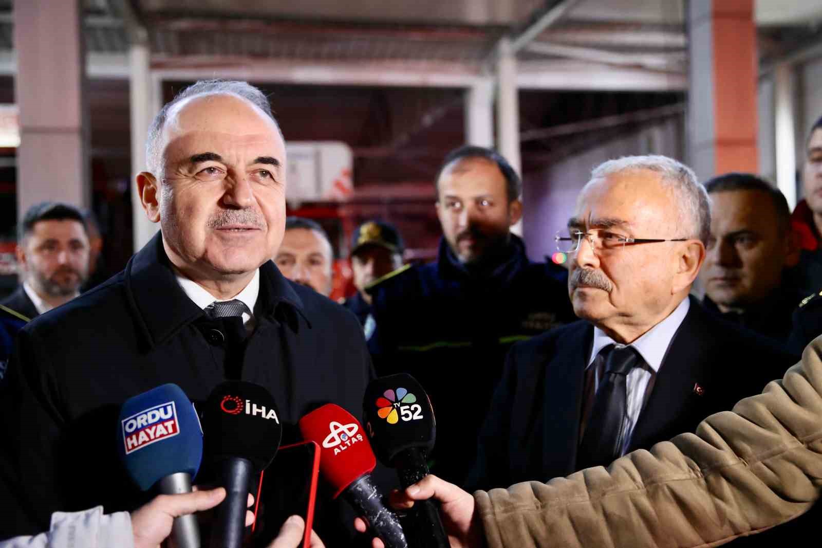 Ordu&rsquo;da g&ouml;revi başındaki personellerin yeni yılı kutlandı
