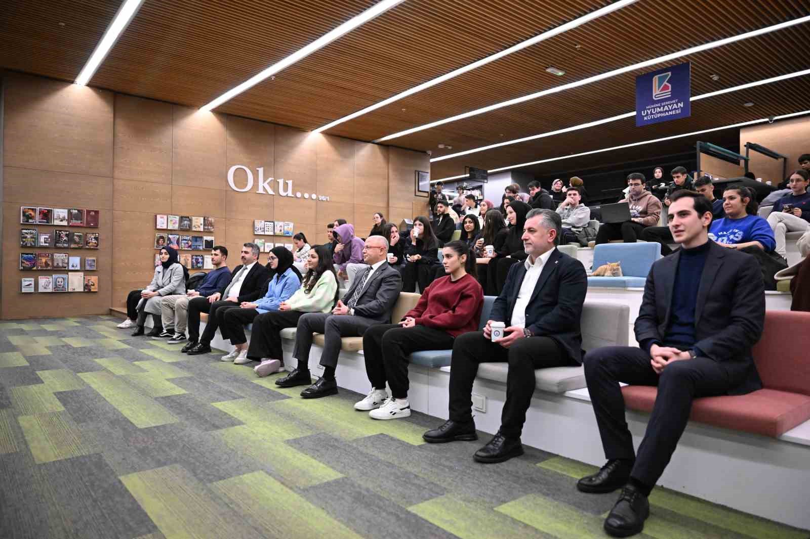 Başkan Yılmaz&rsquo;dan uyumayan öğrencilere ziyaret