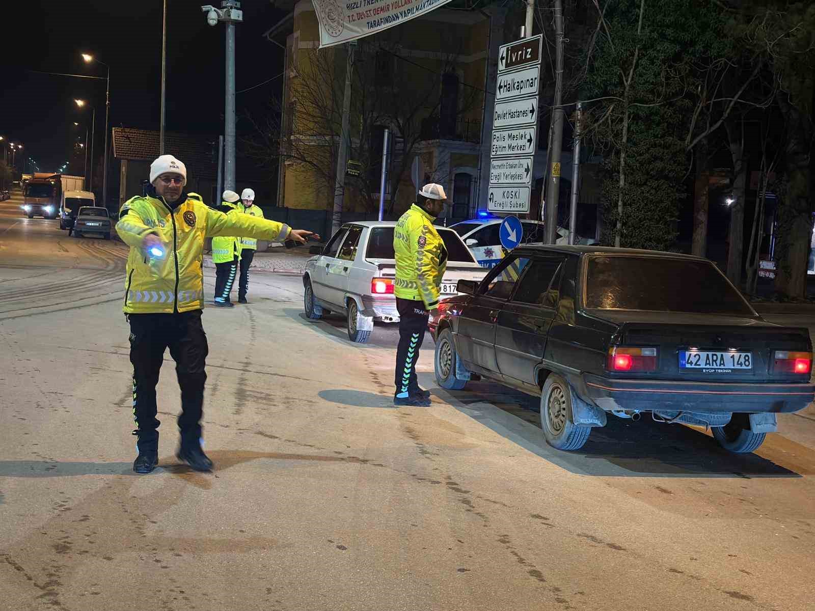 Ereğli’de yılbaşında polisten sıkı denetim