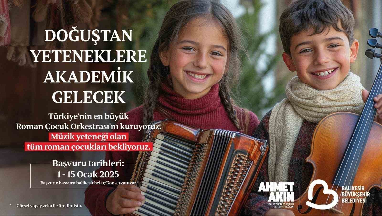 T&uuml;rkiye&rsquo;nin en b&uuml;y&uuml;k Roman &Ccedil;ocuk Orkestrası kuruluyor
