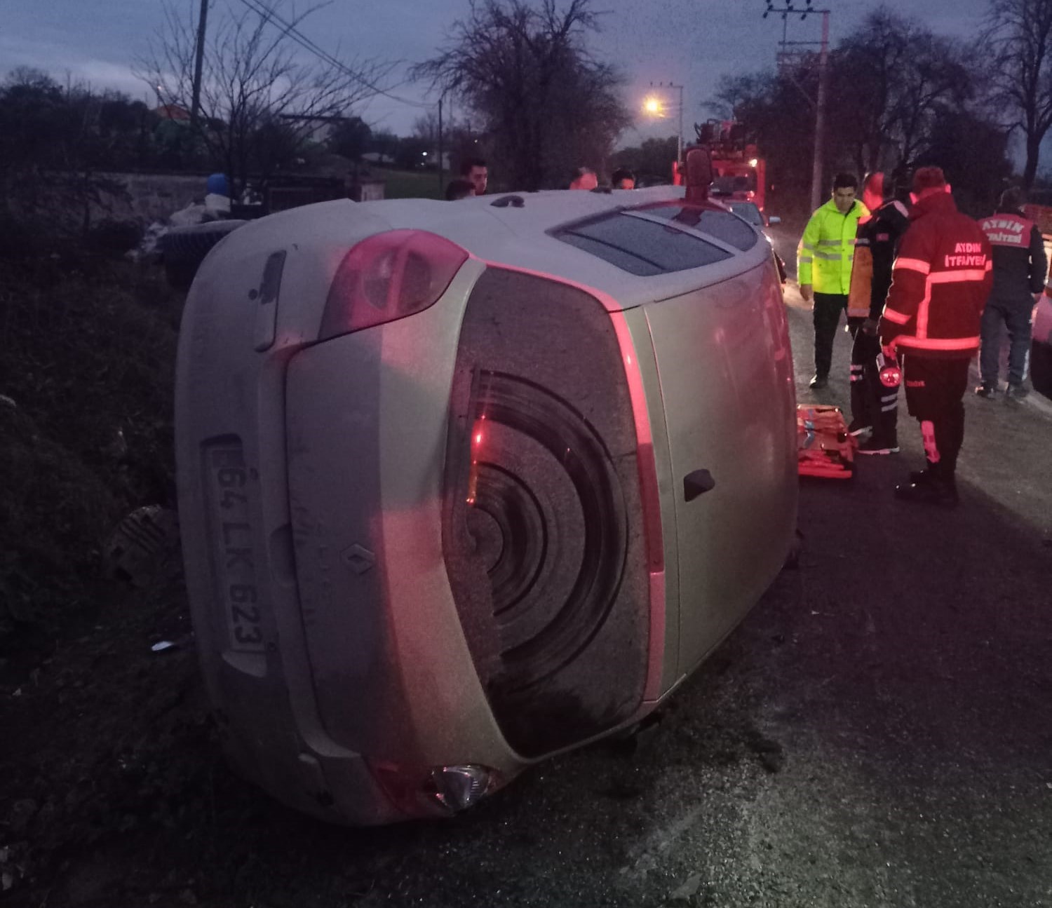 Aydın’da trafik kazası: 1 yaralı