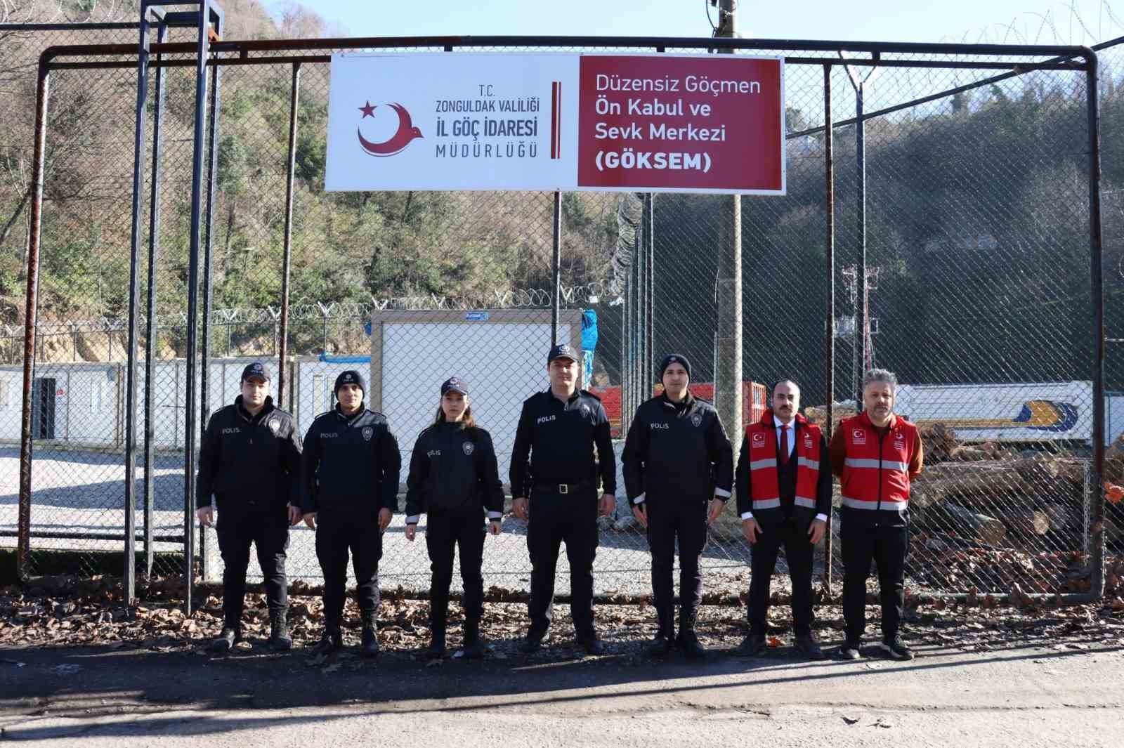 Zonguldak’ta Düzensiz Göçmen ve Ön Kabul Sevk Merkezi faaliyete geçti