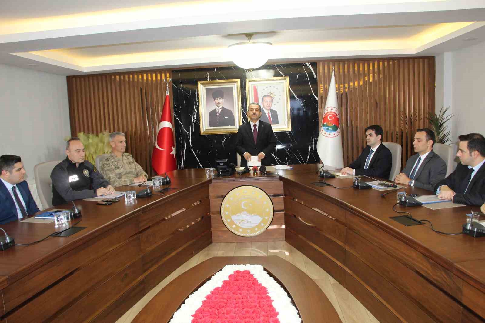 Şırnak’ta ’Asayiş ve Güvenlik Değerlendirme Toplantısı’ yapıldı
