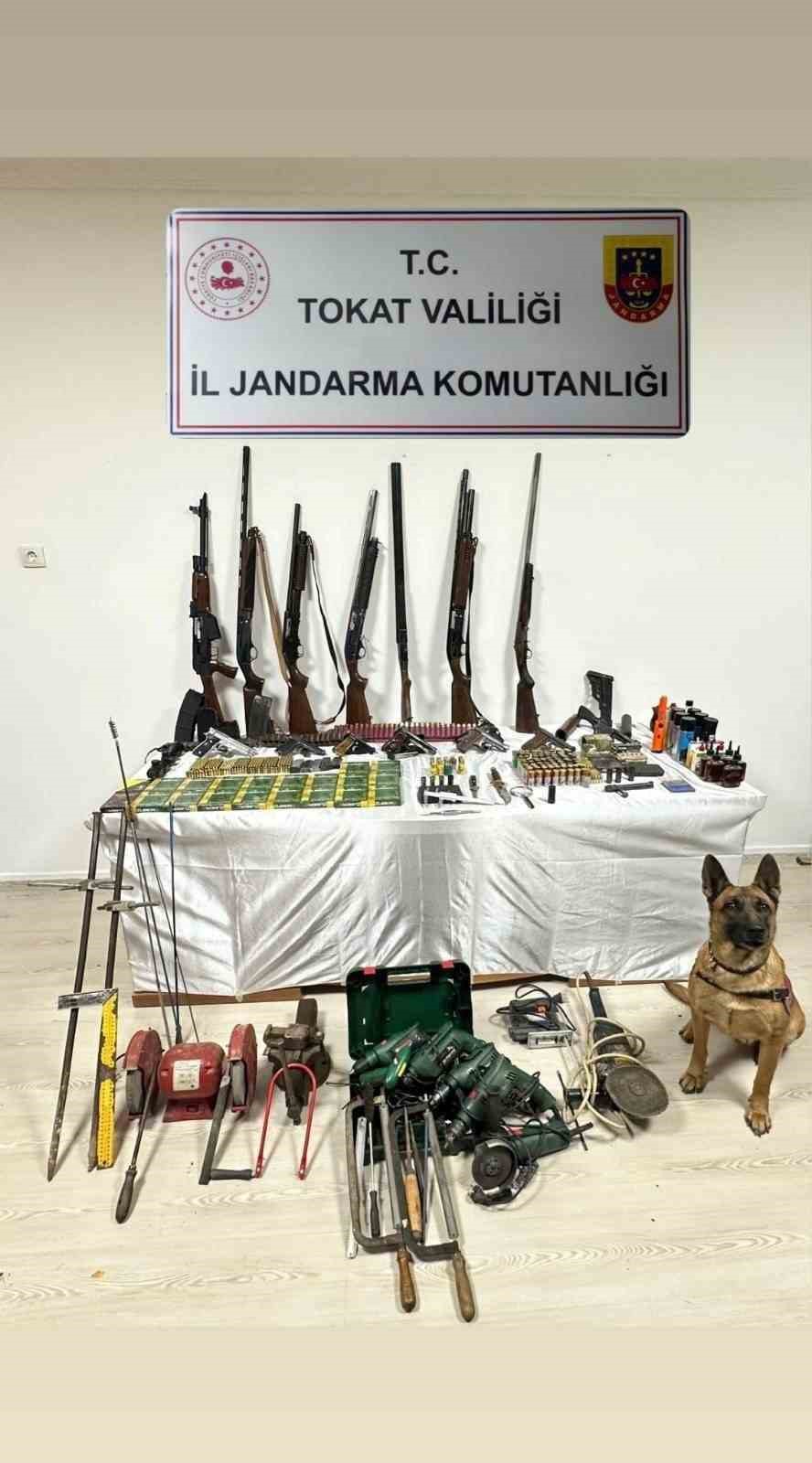 Tokat İl Jandarma Komutanlığı Aralık’ta yasa dışı faaliyetlere darbe vurdu