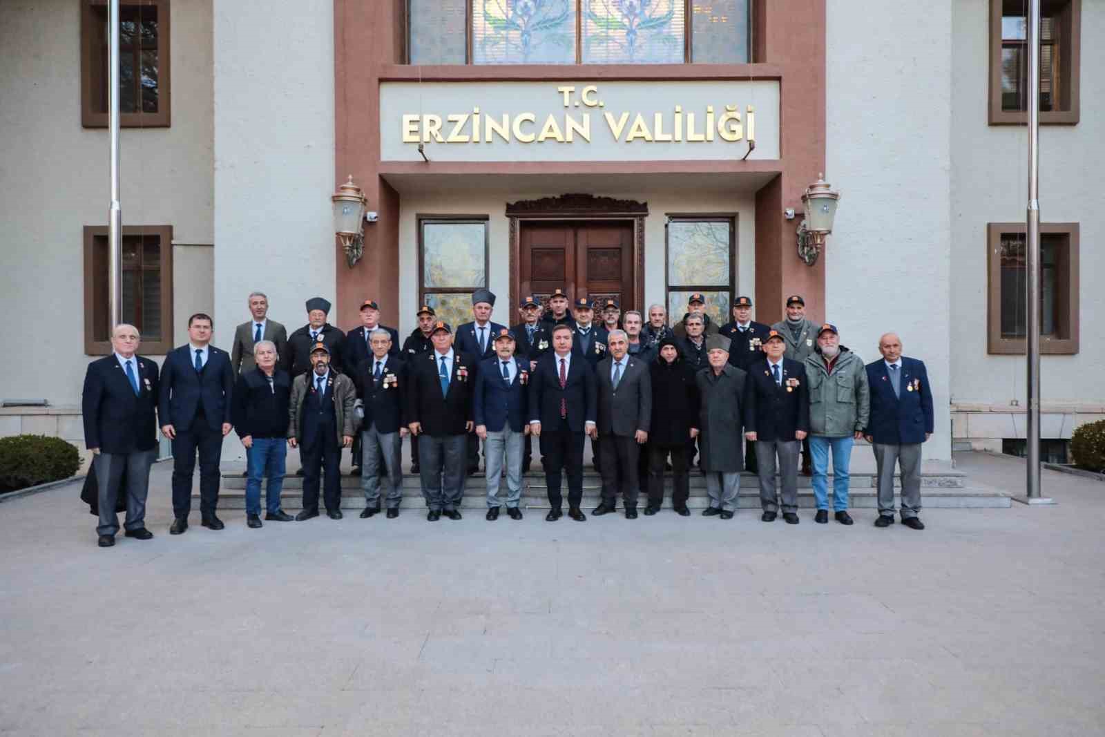 Kahraman gaziler Erzincan’da misafir edildi