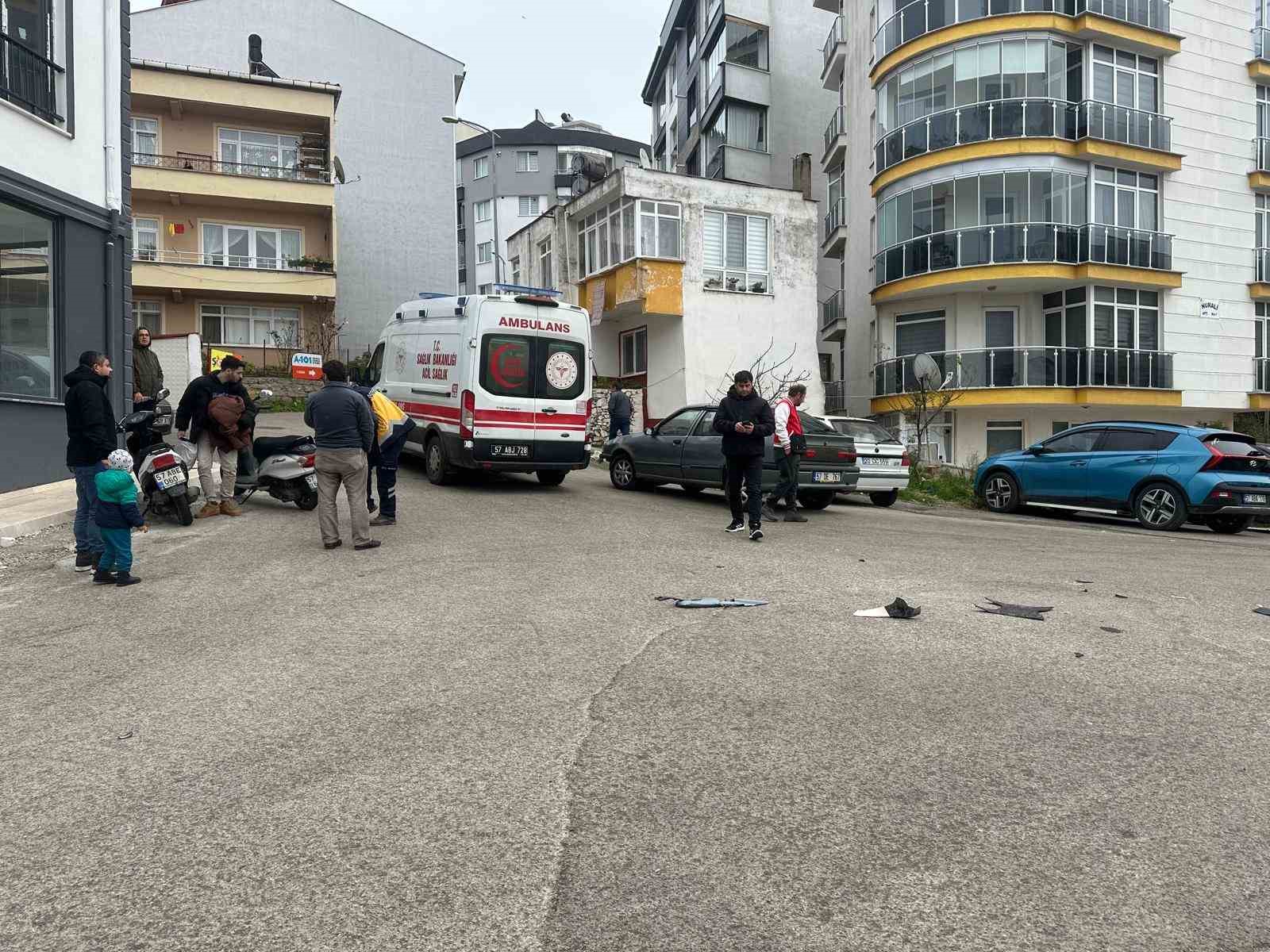 Sinop’ta trafik kazası: 1 yaralı