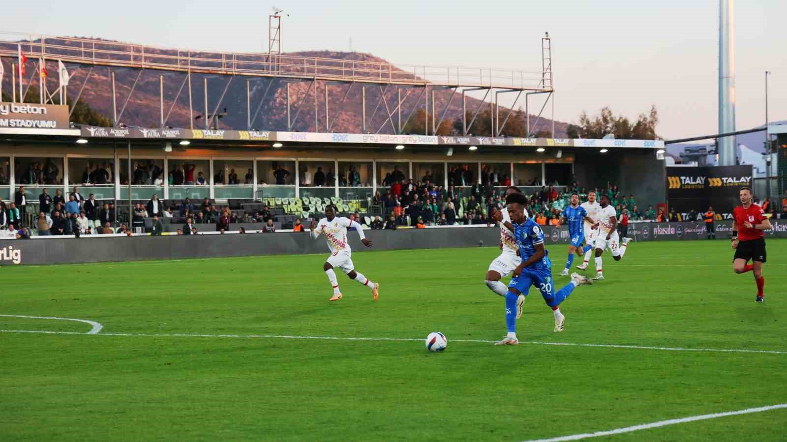 Trendyol Süper Lig: Bodrum FK: 1 - Kayserispor: 1 (Maç sonucu)
