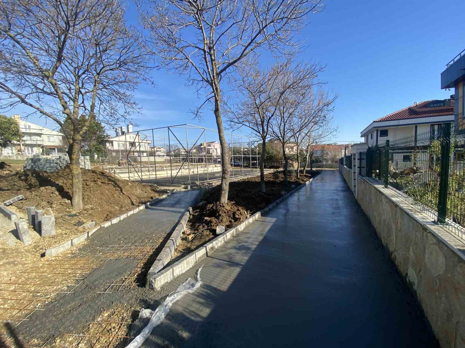 Silivri’de park yenileme çalışmaları başladı