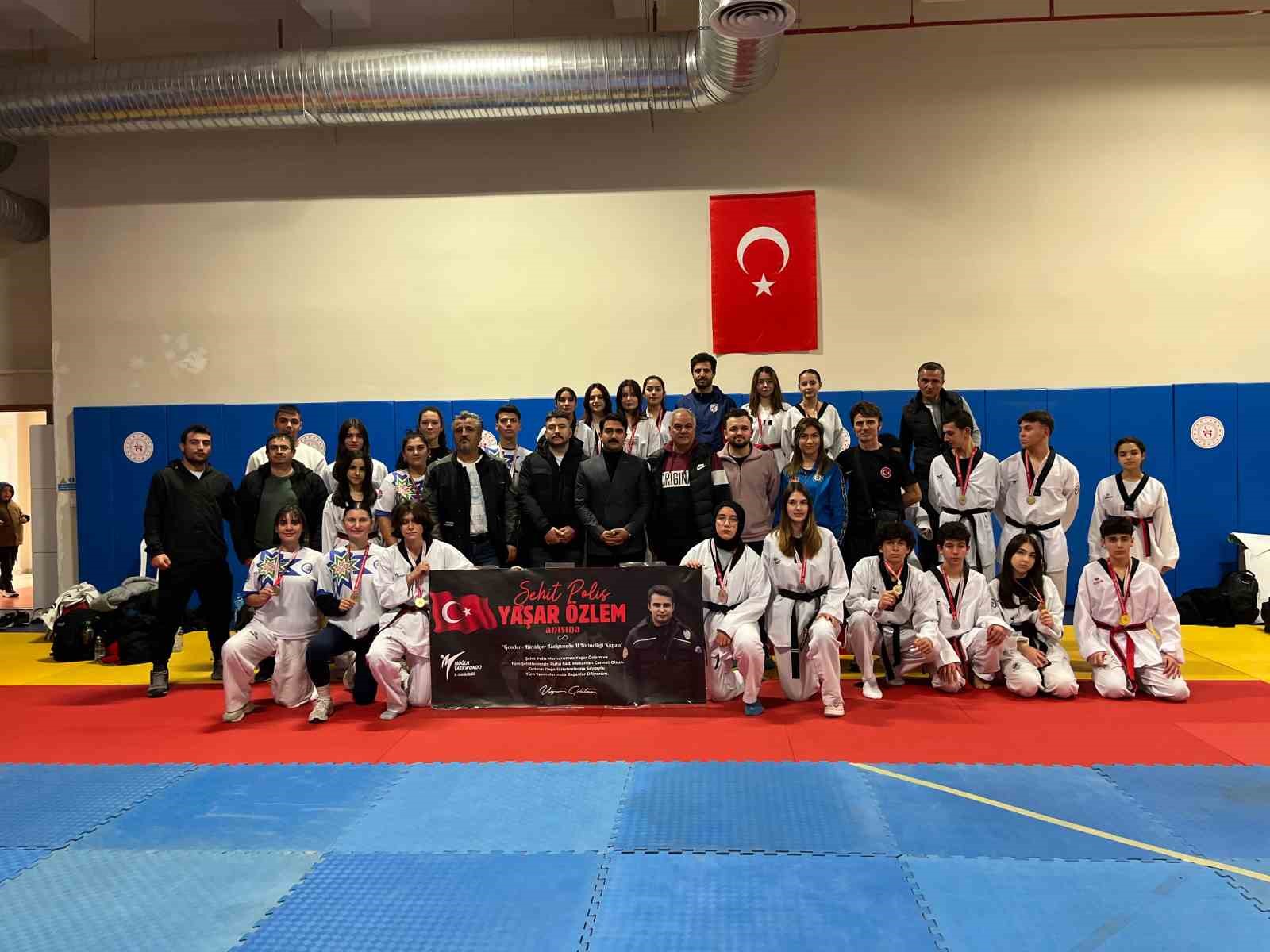 Şehit Polis Yaşar Özlem Muğla’da düzenlenen Taekwondo Turnuvasıyla anıldı