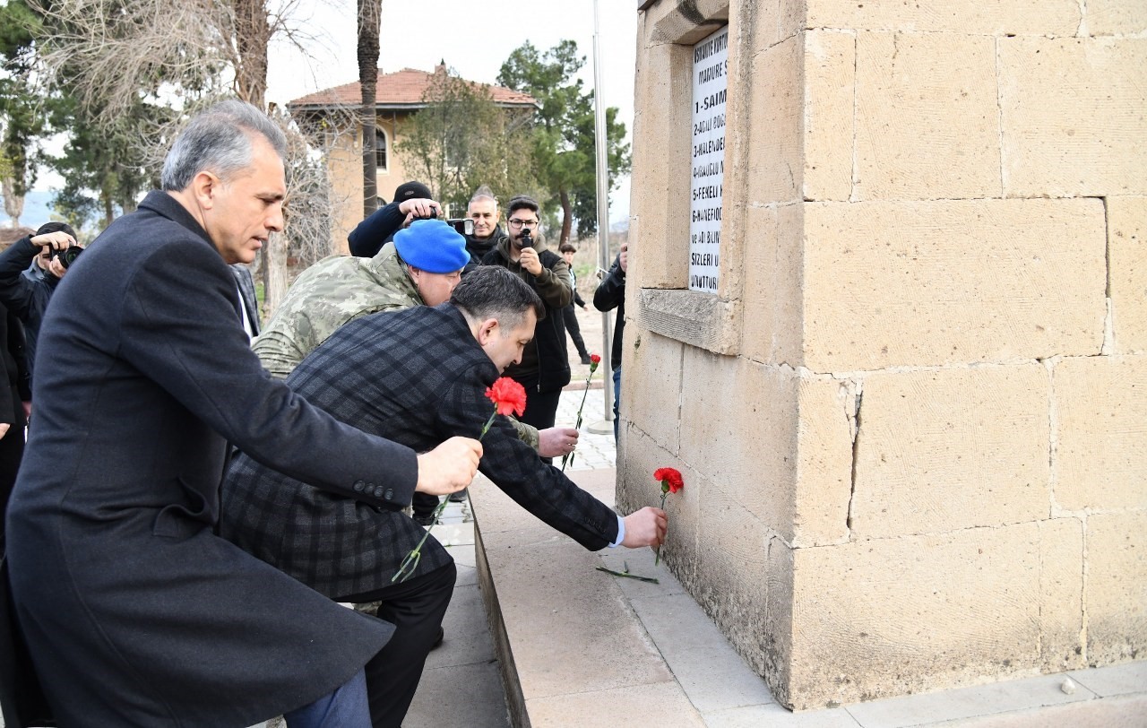 Osmaniye’nin kurtuluş şehitleri Mamure Tren İstasyonu’nda dualarla anıldı