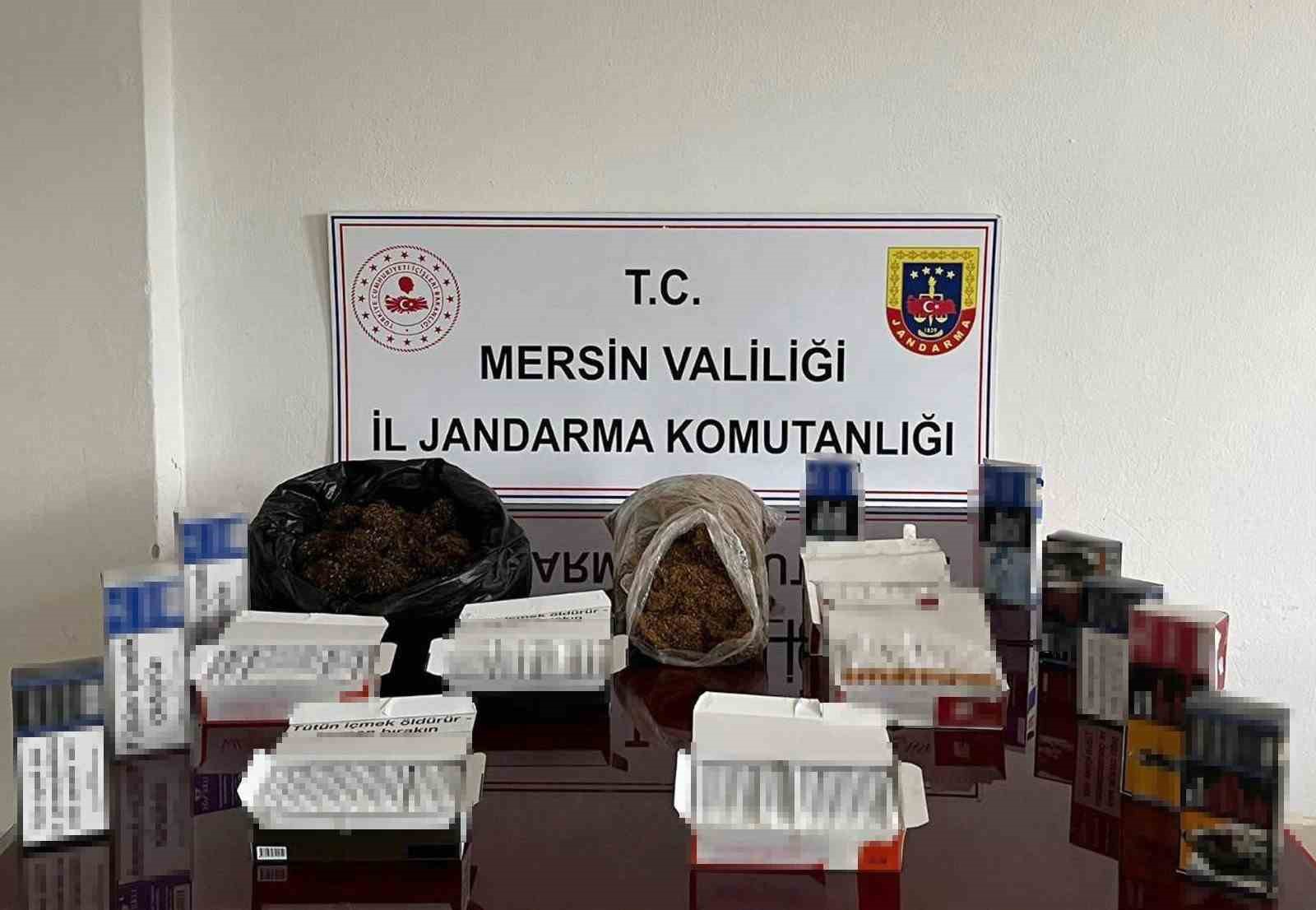 Mersin’de kaçak makaron ve uyuşturucu operasyonu: 4 gözaltı
