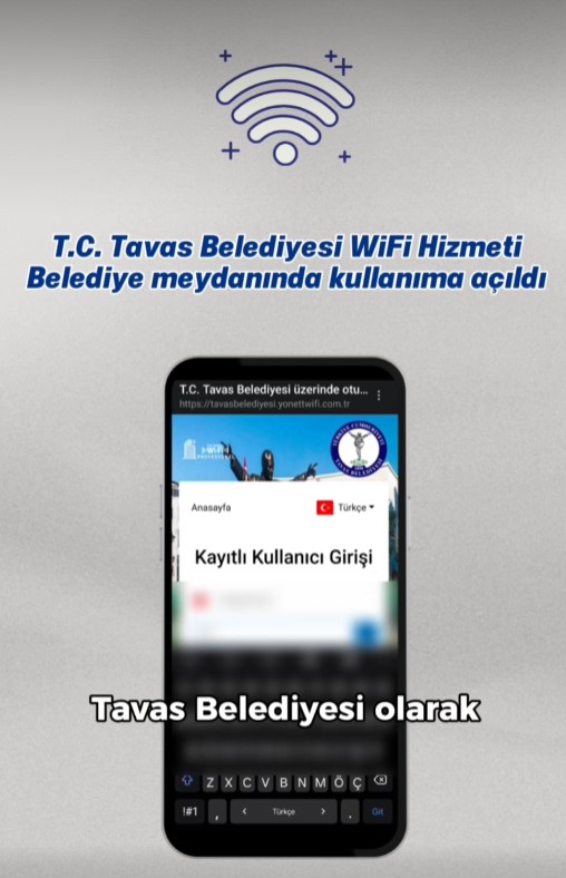 Tavas Belediyesi’nden ücretsiz internet hizmeti
