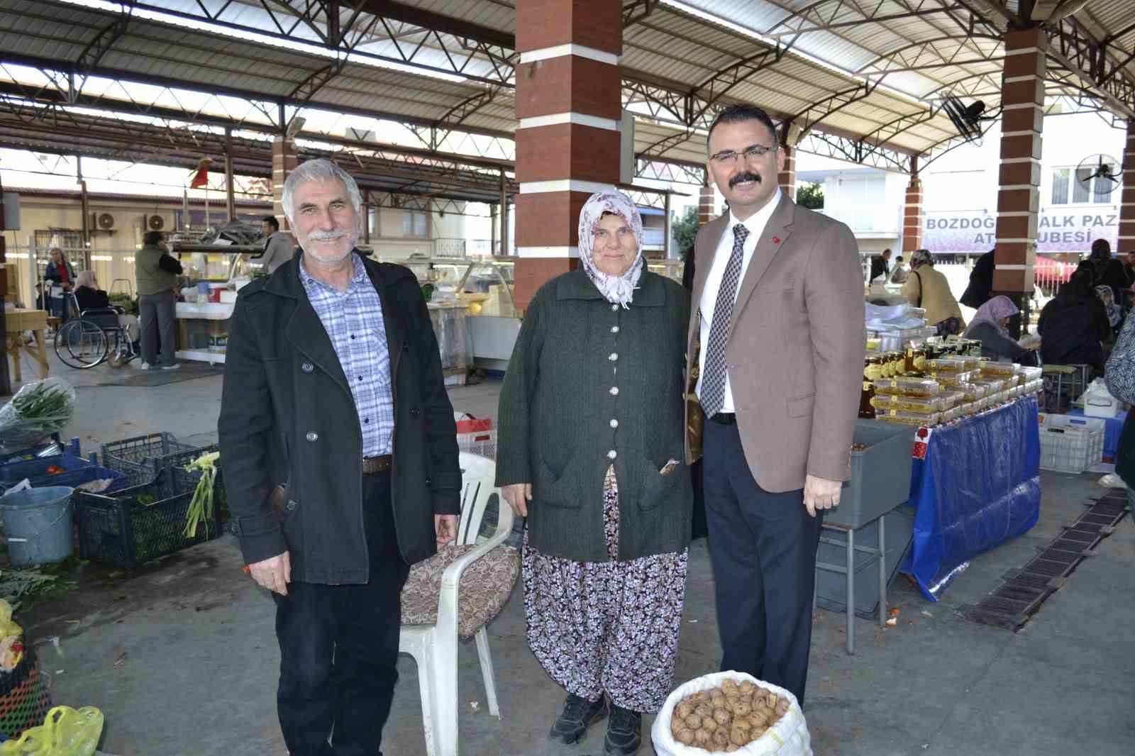 Kaymakam Ali Ekber Ateş, Atça esnafıyla buluştu