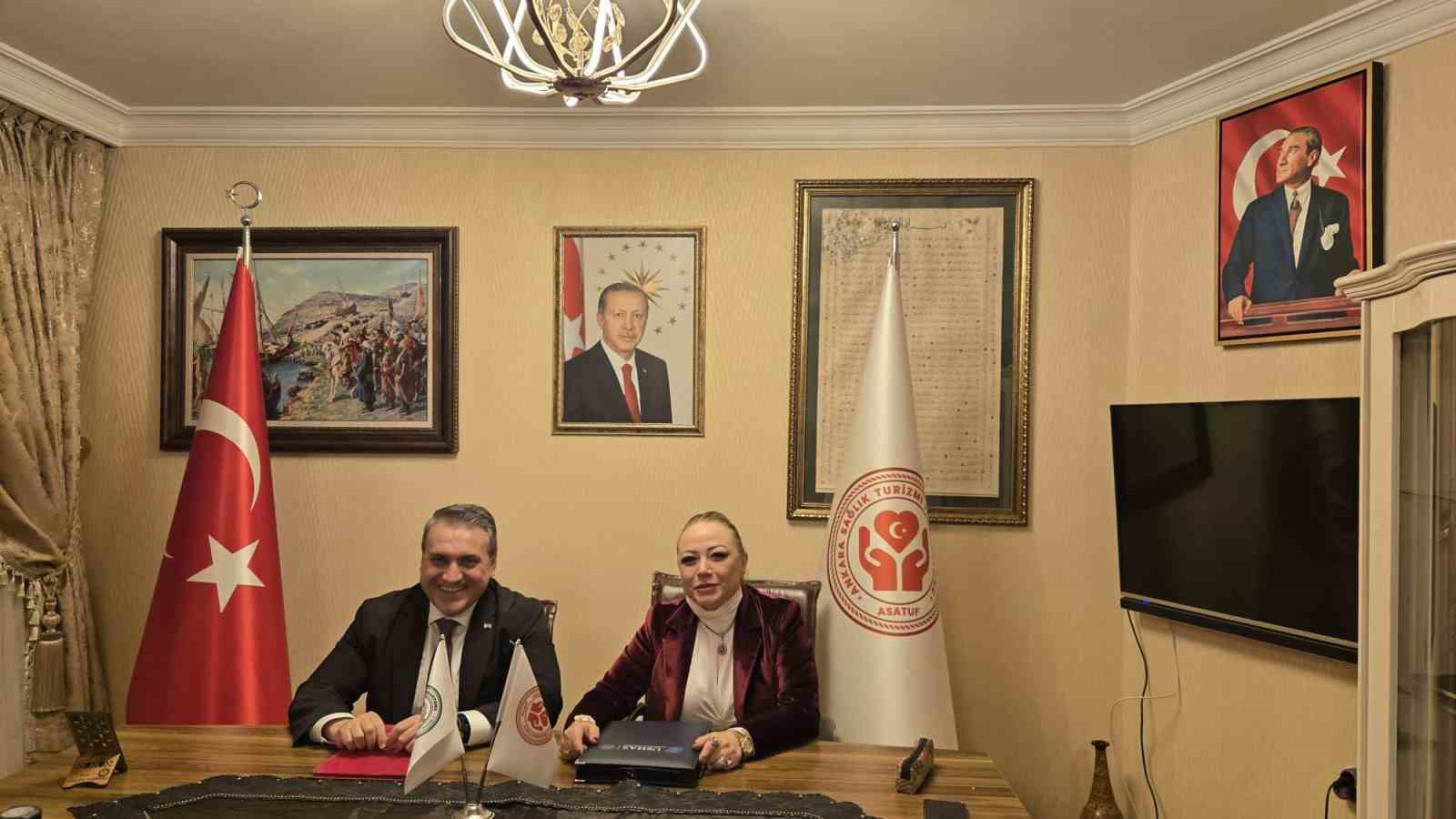 Sağlık turizminde g&uuml;&ccedil; birliği: USHAŞ ve ASATUF iş birliği protokol&uuml; imzaladı
