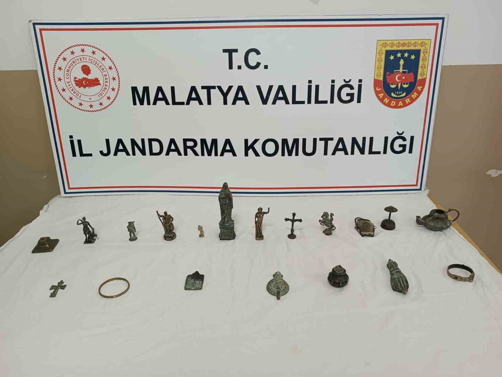 Malatya’da tarihi eser operasyonu: 1 gözaltı