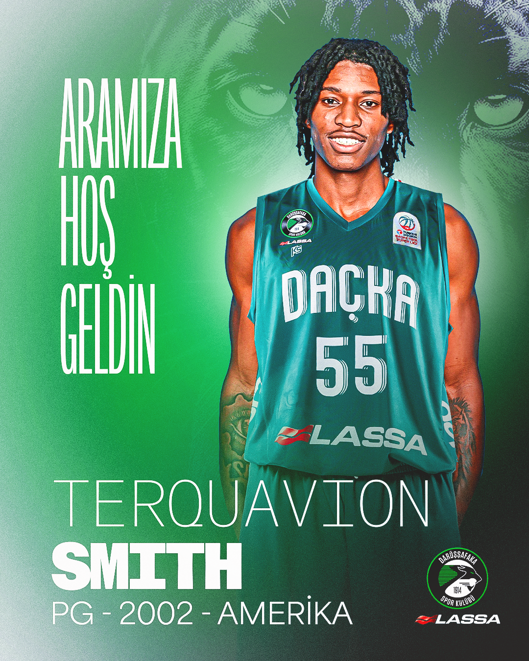 Darüşşafaka, Terquavion Smith’i kadrosuna kattı