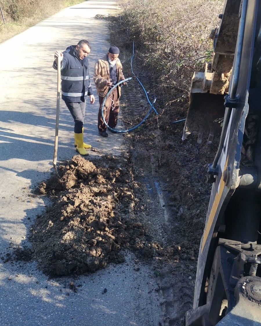 Ekiplerin müdahalesiyle su arızası giderildi