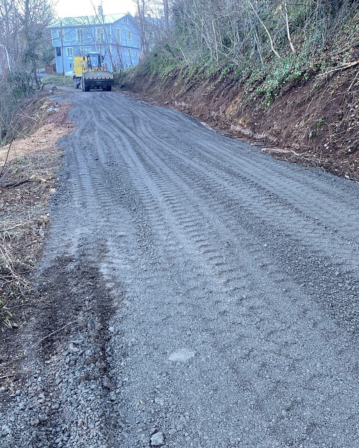 Dipsizgöl’de heyelan çalışması tamamlandı
