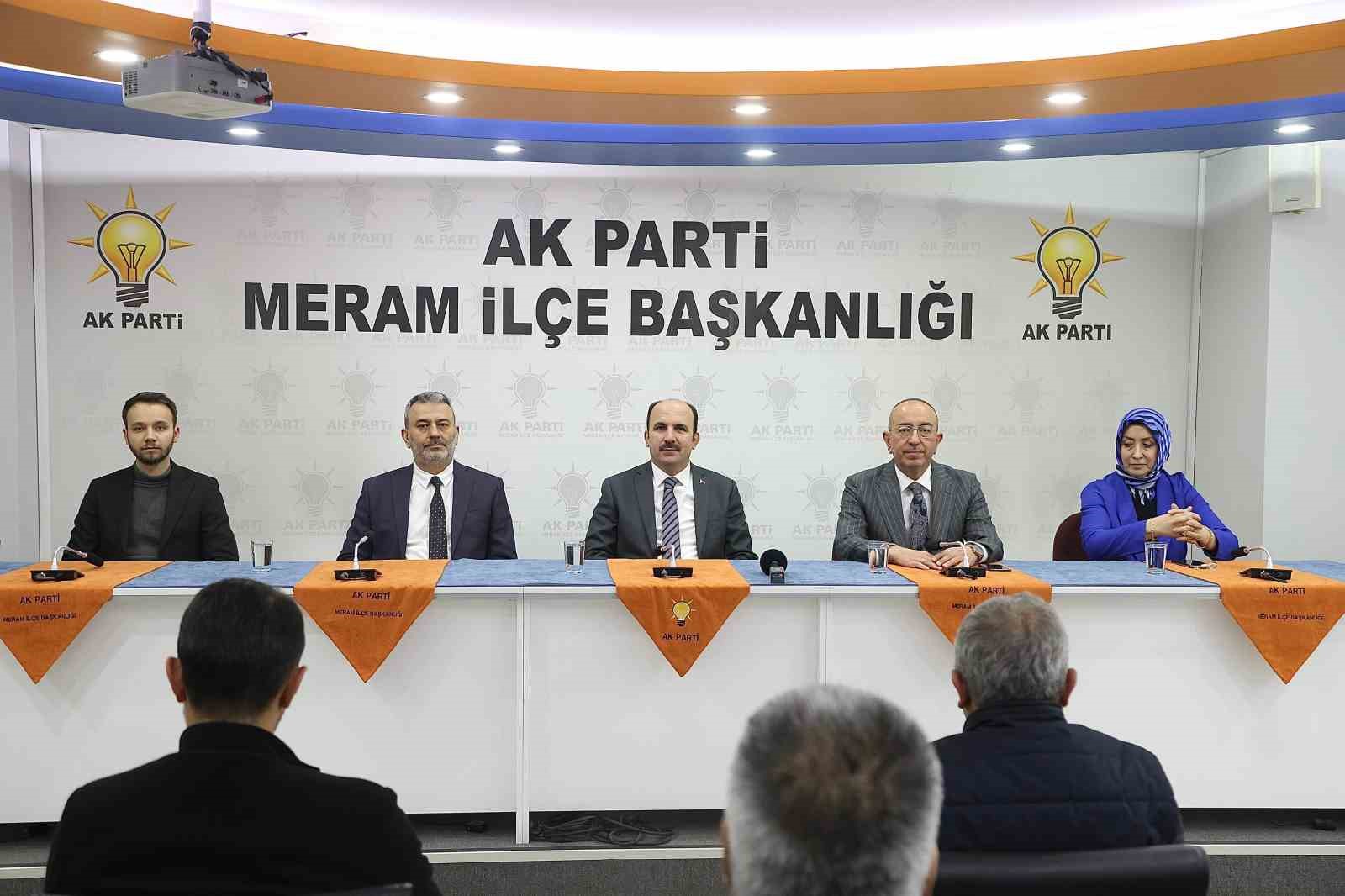 Başkan Altay, AK Parti Selçuklu, Karatay, Meram teşkilatlarıyla buluştu