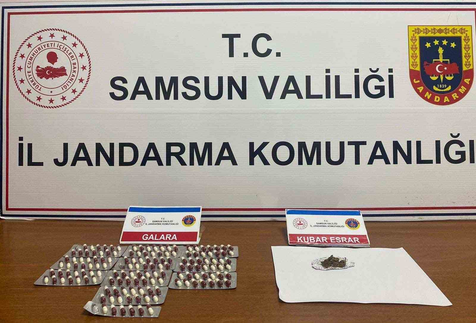 Samsun’da jandarmadan uyuşturucu operasyonları
