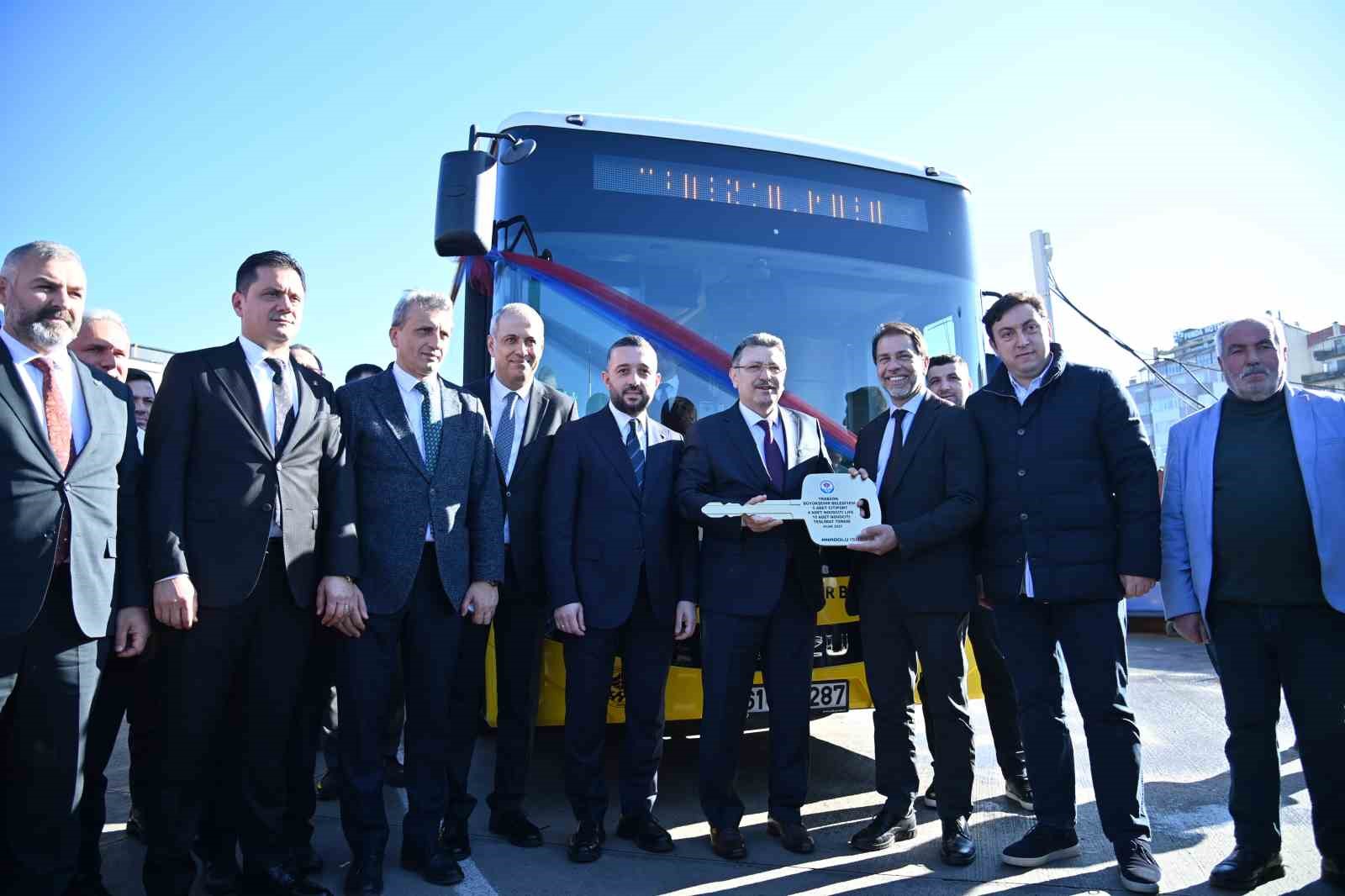 Trabzon&rsquo;a 19 yeni otob&uuml;s
