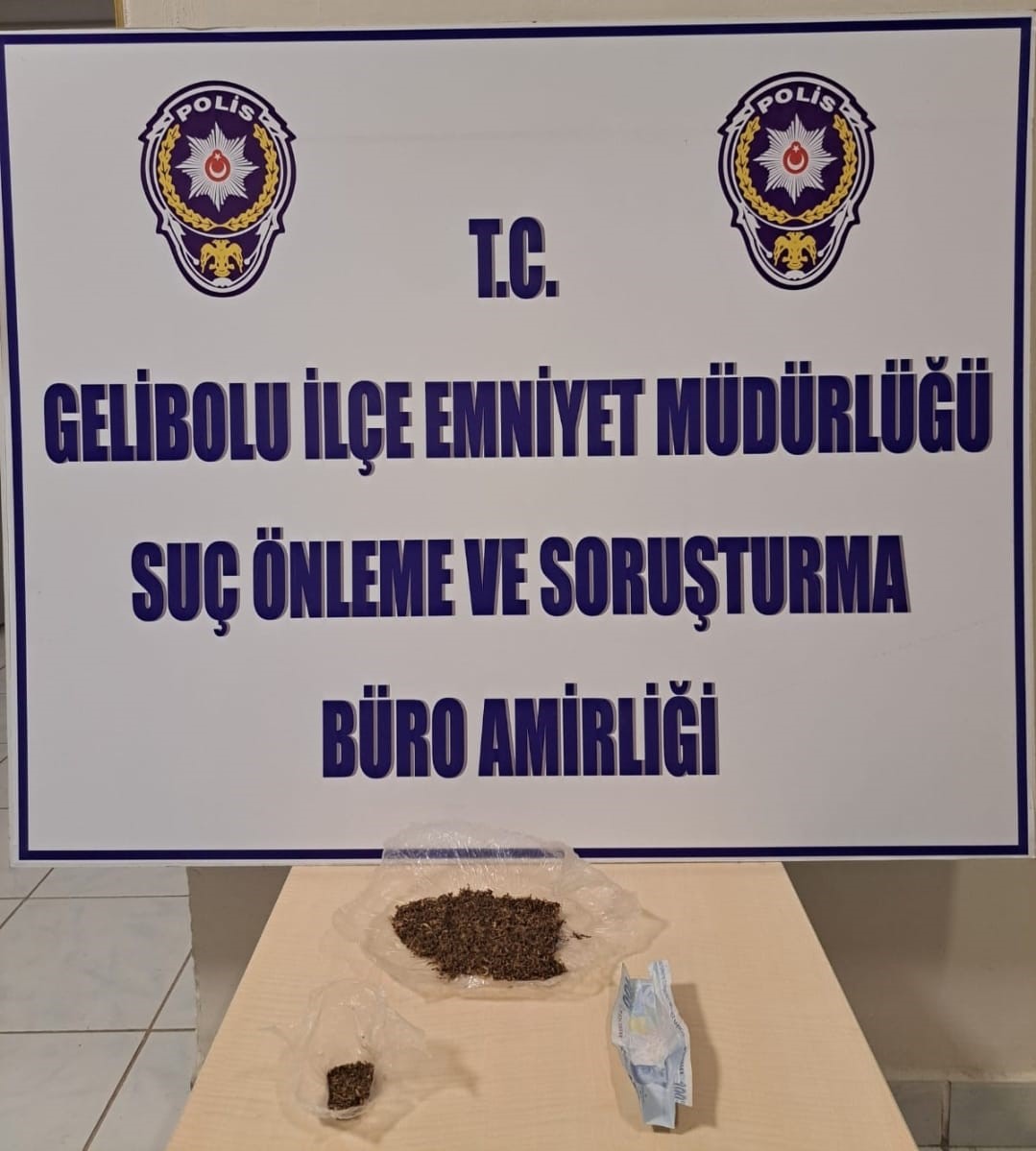 Çanakkale’de uyuşturucu operasyonu: 1 gözaltı