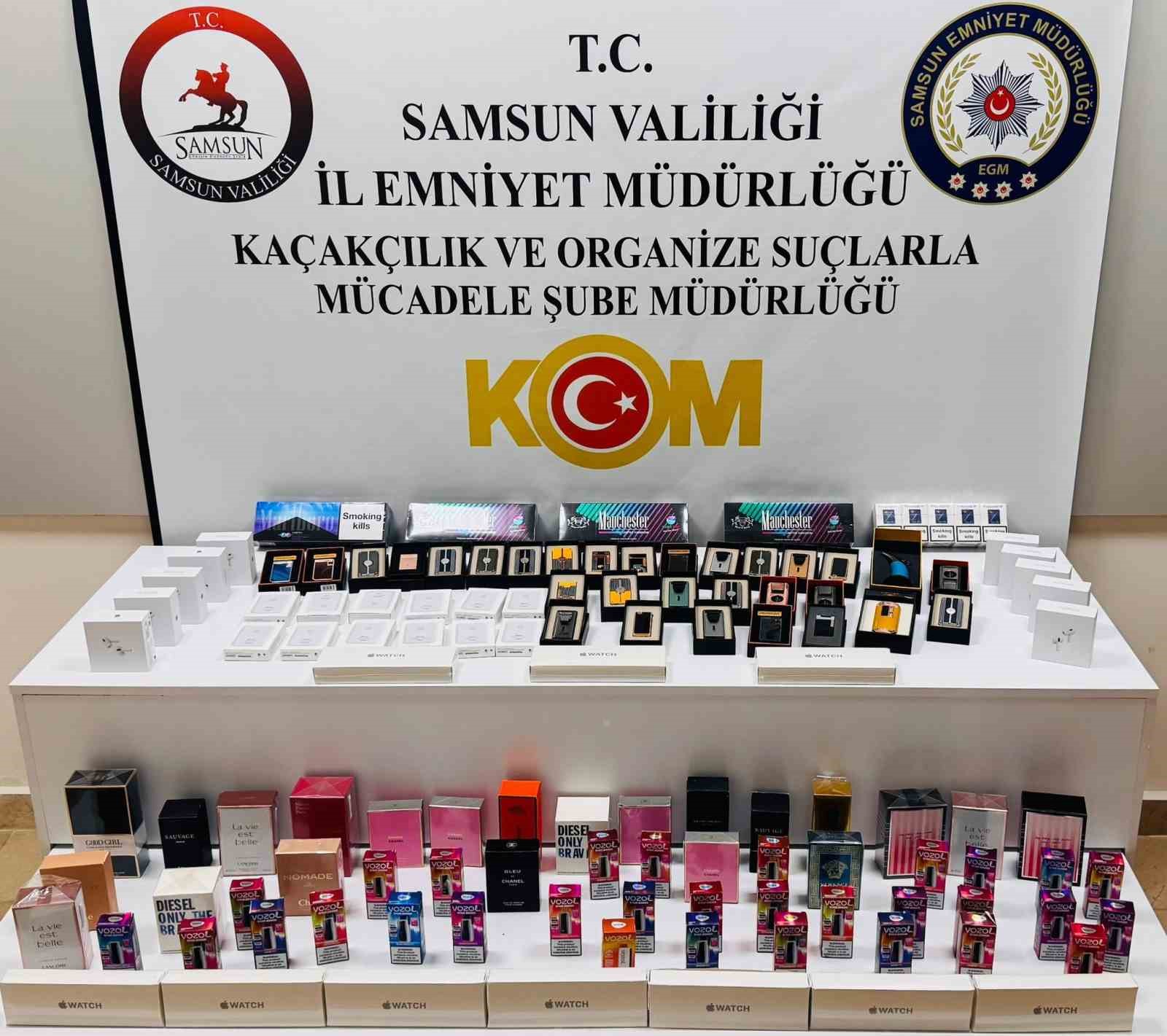 Samsun’da kaçakçılık operasyonu: 4 gözaltı