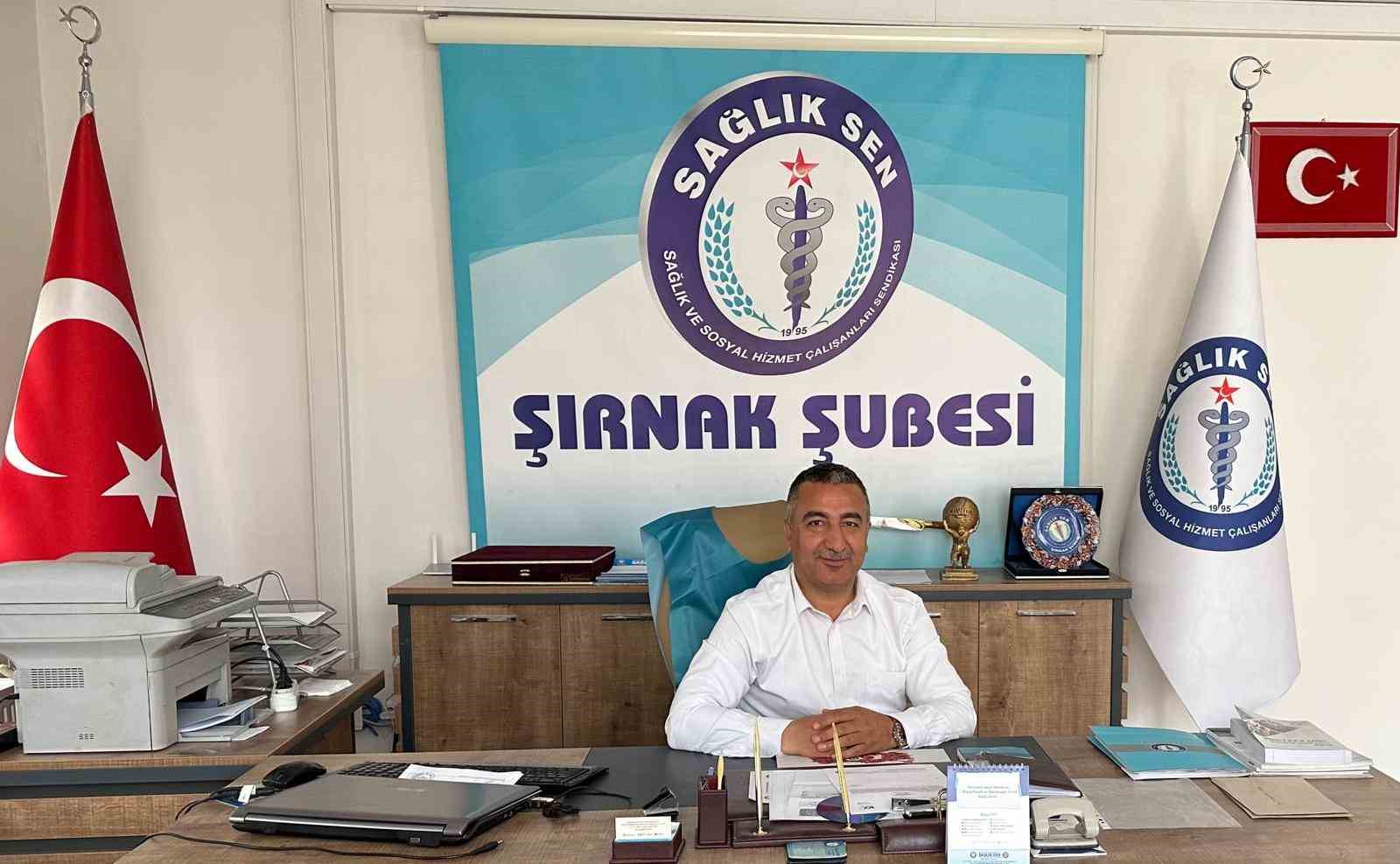 Sağlık-Sen Şırnak Şube Başkanı Anmal’dan hasta nakli sırasında tepki gören sağlıkçılara destek