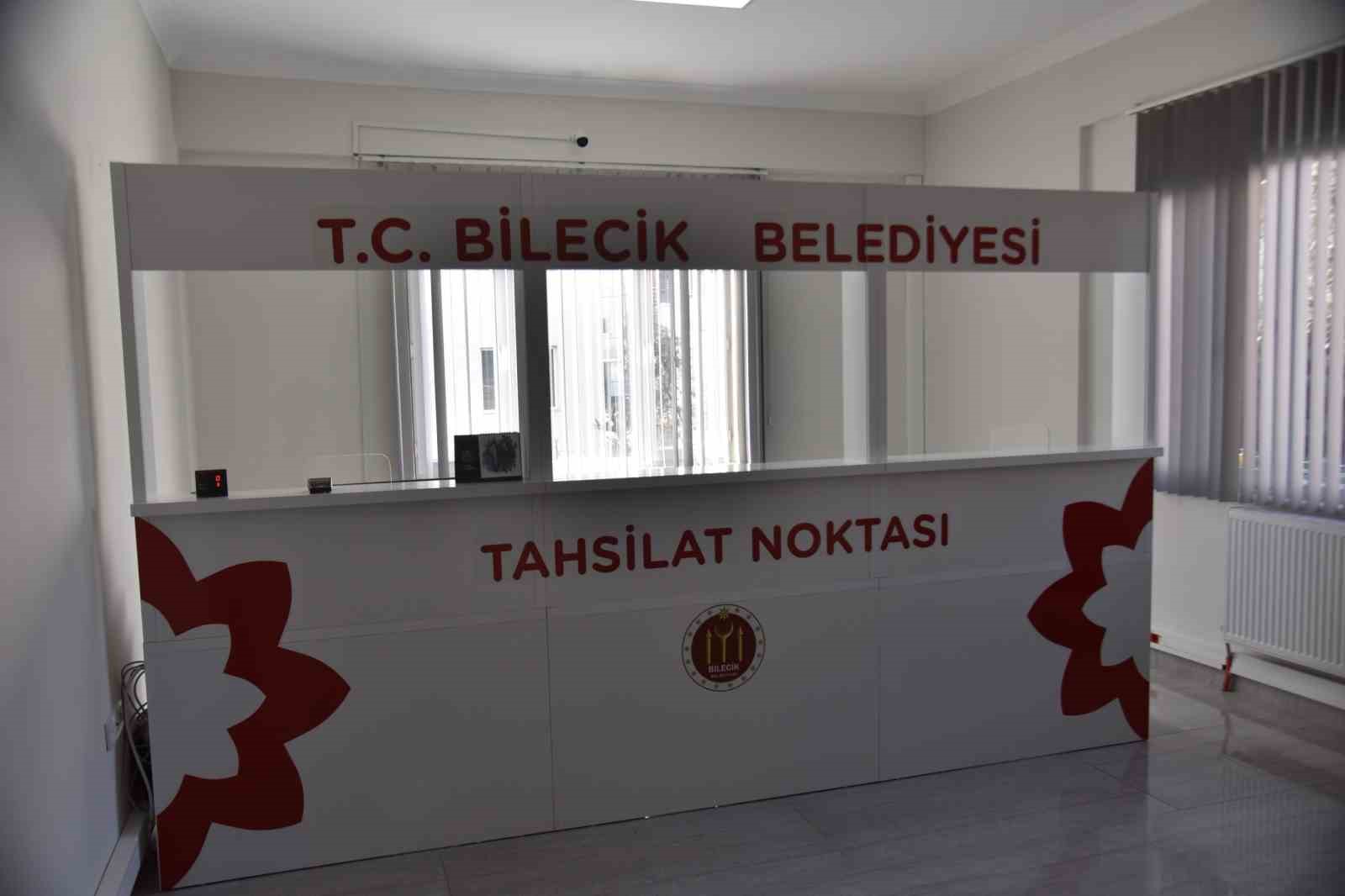 Bilecik&rsquo;in yeni tahsilat noktası hizmet vermeye başladı
