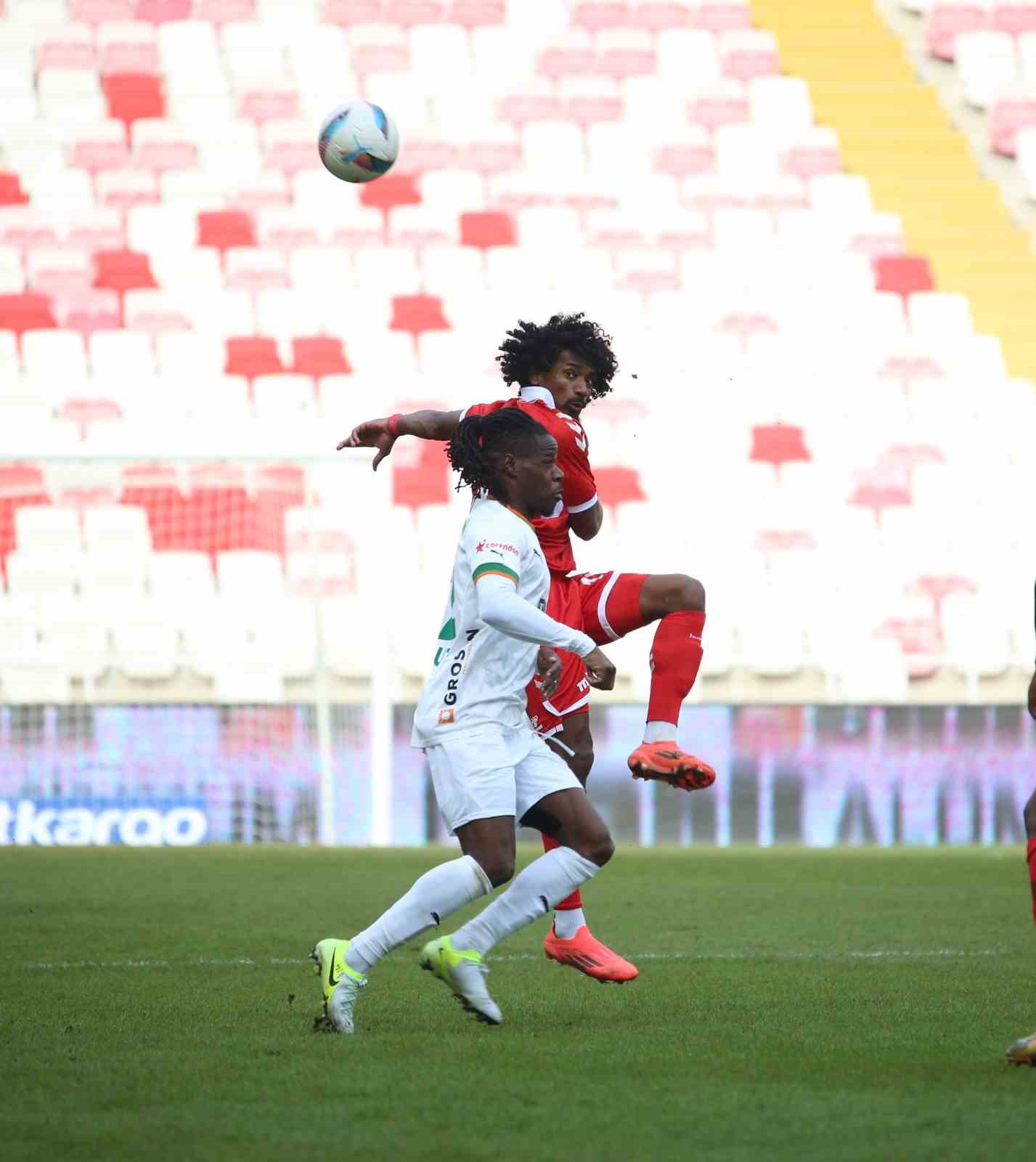 Trendyol S&uuml;per Lig: Sivasspor: 1 - Corendon Alanyaspor: 1 (Ma&ccedil; sonucu)
