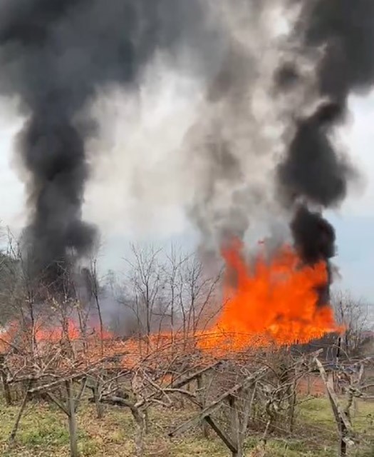 Ordu&rsquo;da iş yeri ve depo yangını

