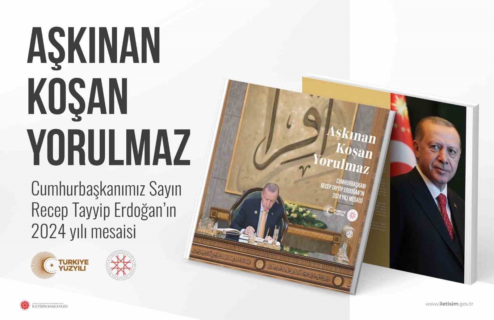 Cumhurbaşkanı Erdoğan’ın 2024 mesaisi kitaplaştırıldı