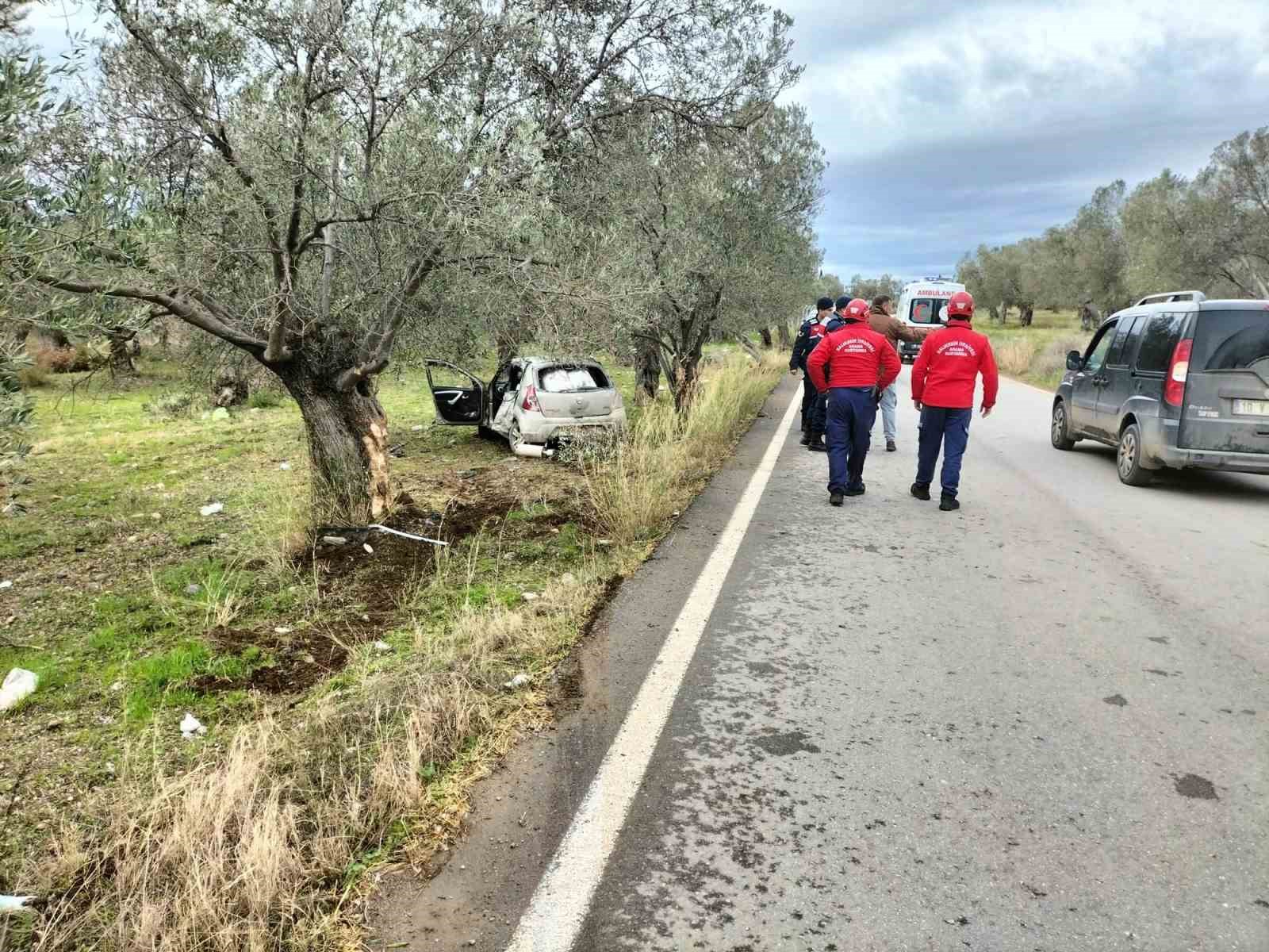 Havran Çamdibi Mahallesi’nde trafik kazası: 2 yaralı
