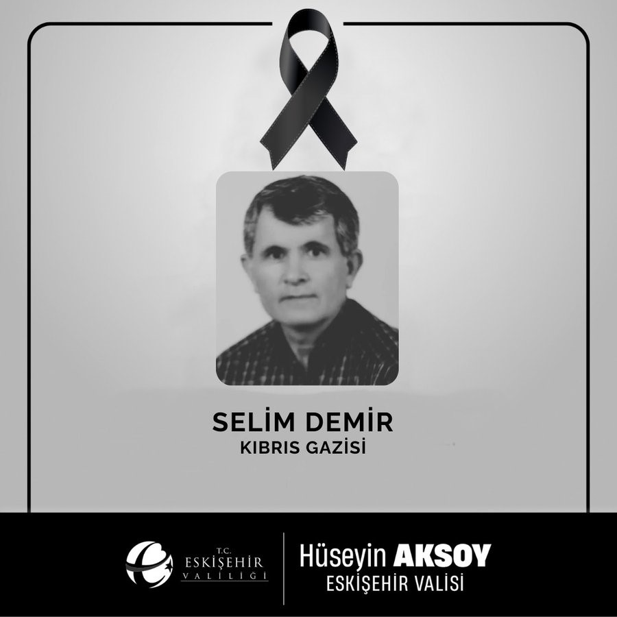 Vali Aksoy’dan Kıbrıs Gazisi için taziye mesajı