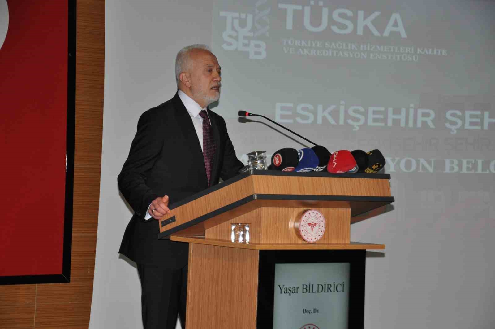 Eskişehir Şehir Hastanesi, t&uuml;m bloklarıyla akredite olan ilk şehir hastanesi oldu
