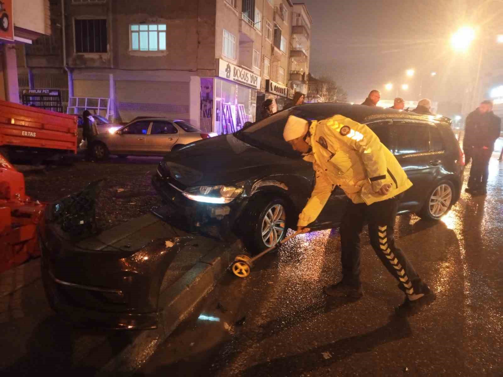 Bafra’da trafik kazası: 1 yaralı
