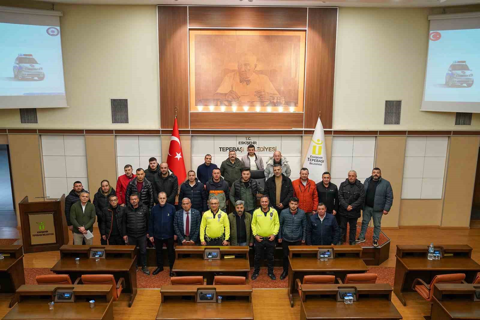 Tepebaşı personeline fermuar sistemi anlatıldı
